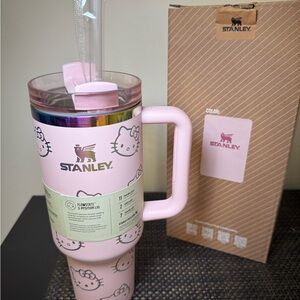 Stanley Pink Hello Kitty Insulated Travel Mug with Handle